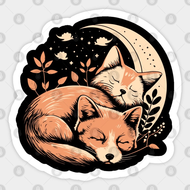 Cat and dog naptime is my happy hour Sticker by imshinji